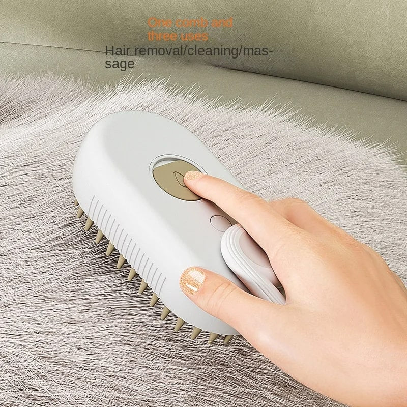 Cat/Dog Hair Removal Steam Brush