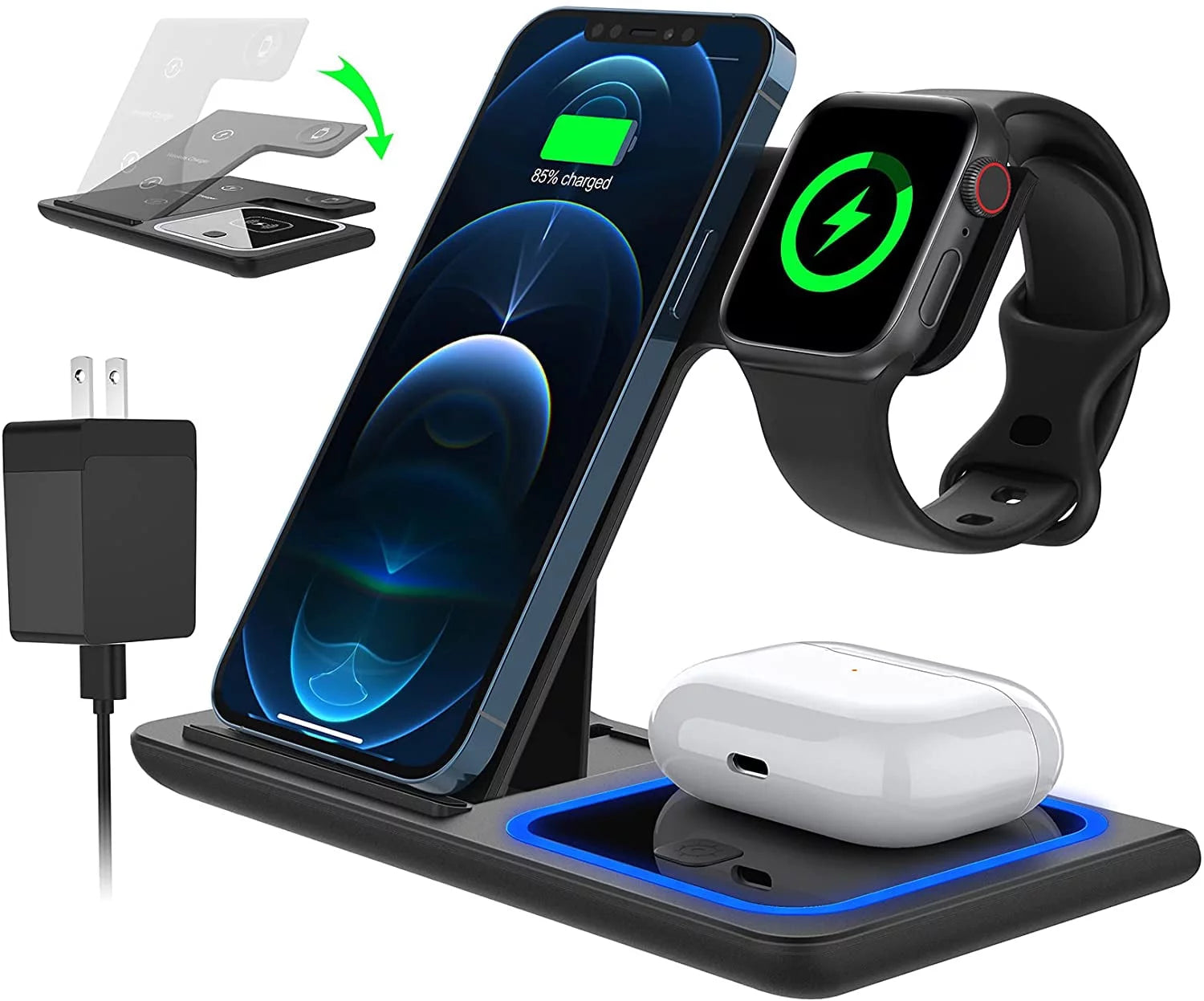 3 in 1 Wireless Charging Stand 